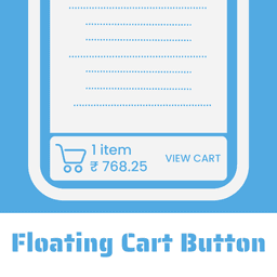 Floating Cart Button icon